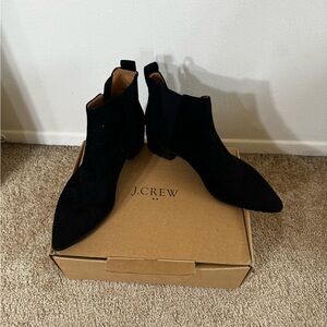 J Crew Fallon Microsuede Ankle Boots size 9
